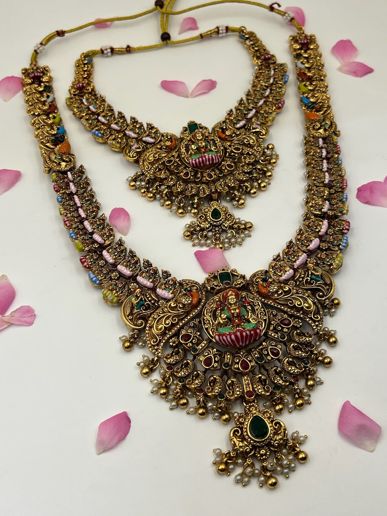 Meenakari Antique Bridal Set
